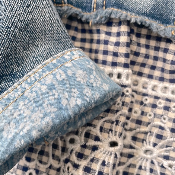 ANTHROPOLOGIE➕Pilcro and the Letterpress Peplum Denim Jacket - Picture 5 of 8